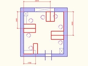 расстановка офис+